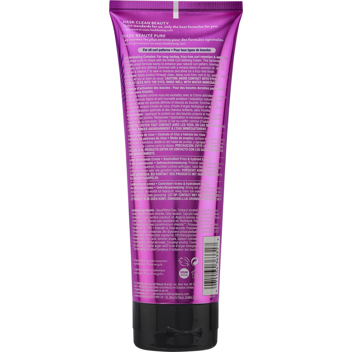 HASK CURL CARE CURL DEFINING CREAM 198ML - Cutprice Online