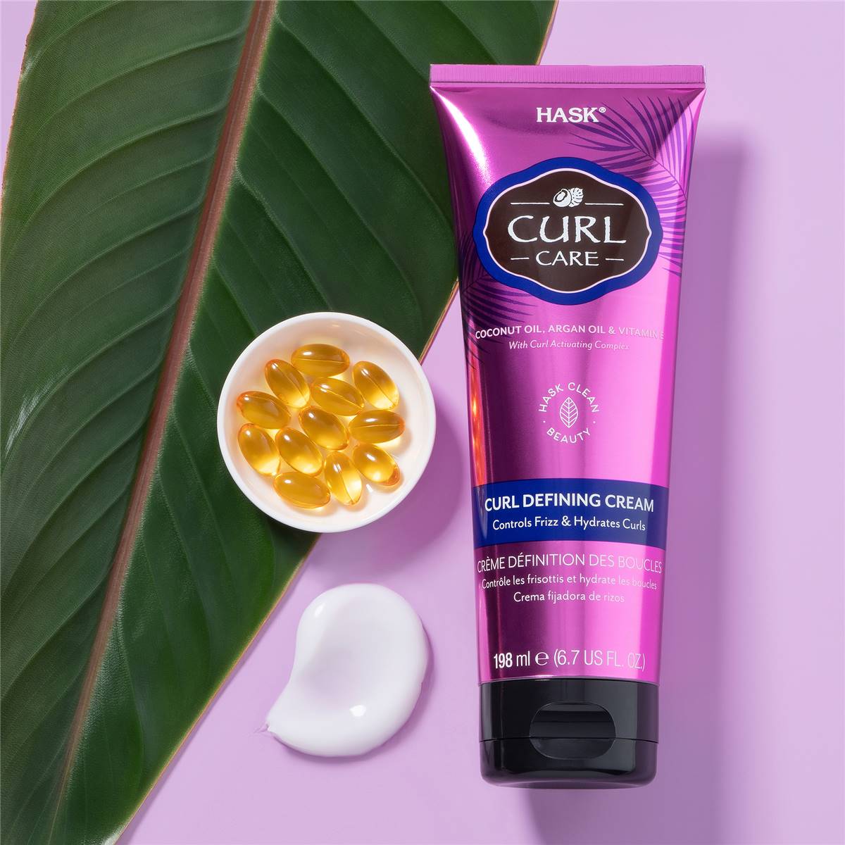 HASK CURL CARE CURL DEFINING CREAM 198ML - Cutprice Online
