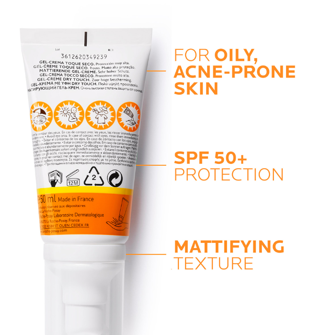 La Roche-Posay Anthelios XL Dry Touch SPF50+ Sunscreen For Oily Skin 50ml