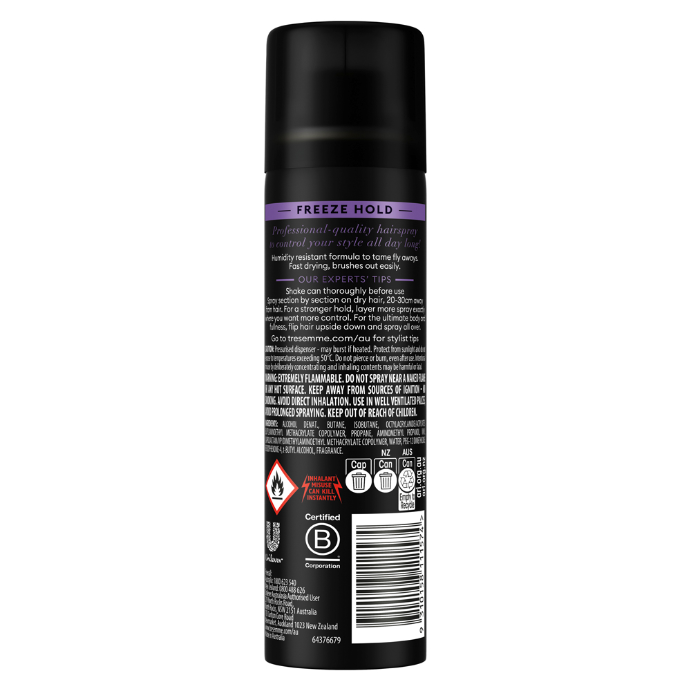 TRESemmeSalon Finish Styling Mini Hairspray Freeze Hold 75g - Cutprice Online