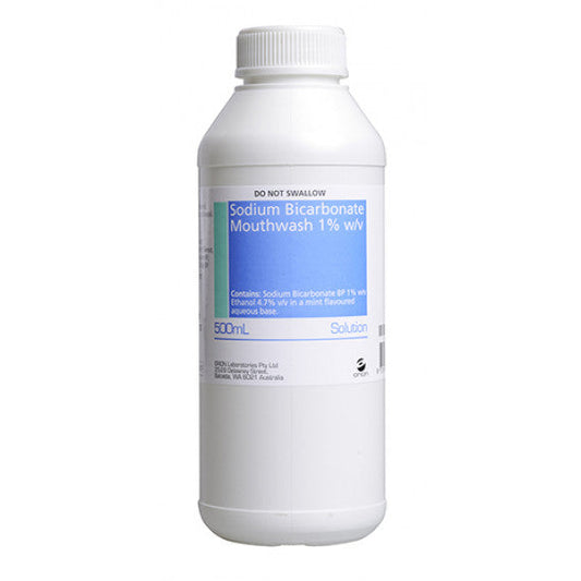 Sodium Bicarbonate Mouthwash 1% 500ml - Cutprice Online