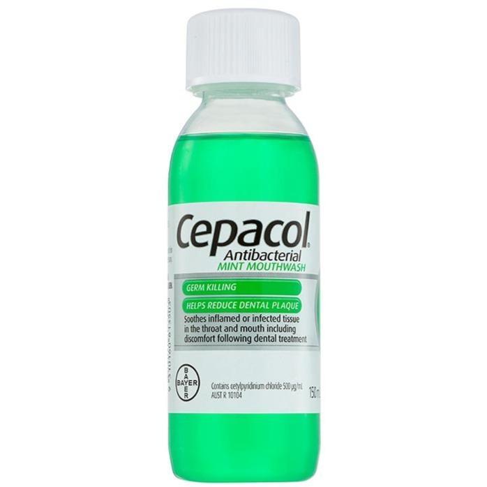 Cepacol Antibacterial Solution Mint Mouthwash 150ml - Cutprice Online