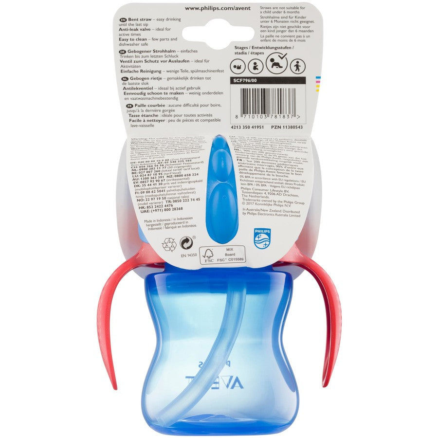Avent Bendy Straw Cup With Handles 200ml - Cutprice Online