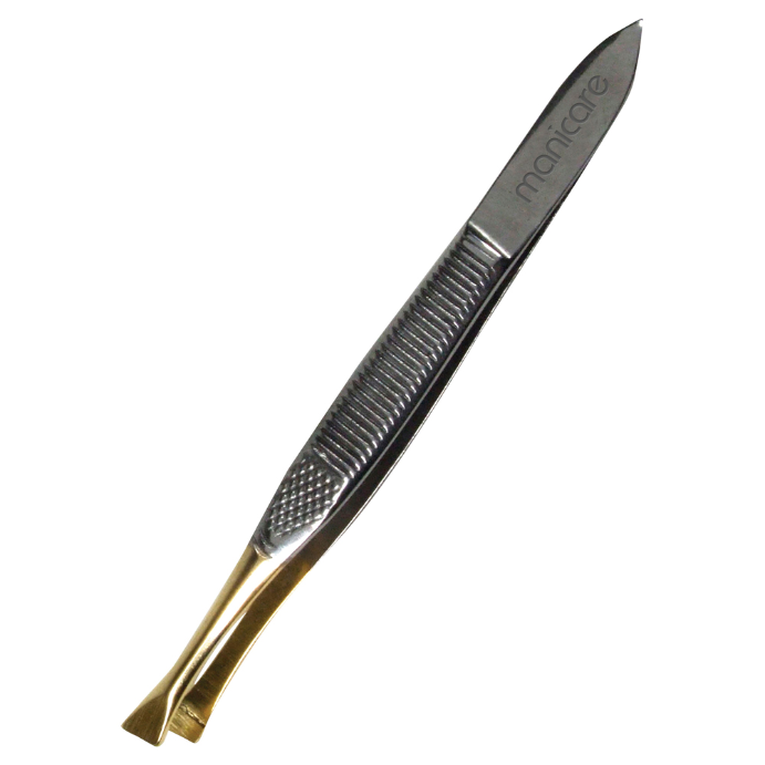 Manicare Tweezer Slant Gold Tip