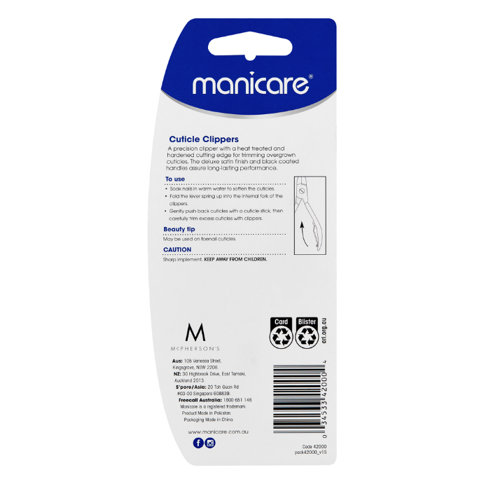 Manicare Cuticle Clipper Side Spring