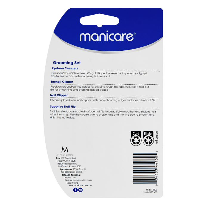 Manicare Grooming Set Nail 4pc