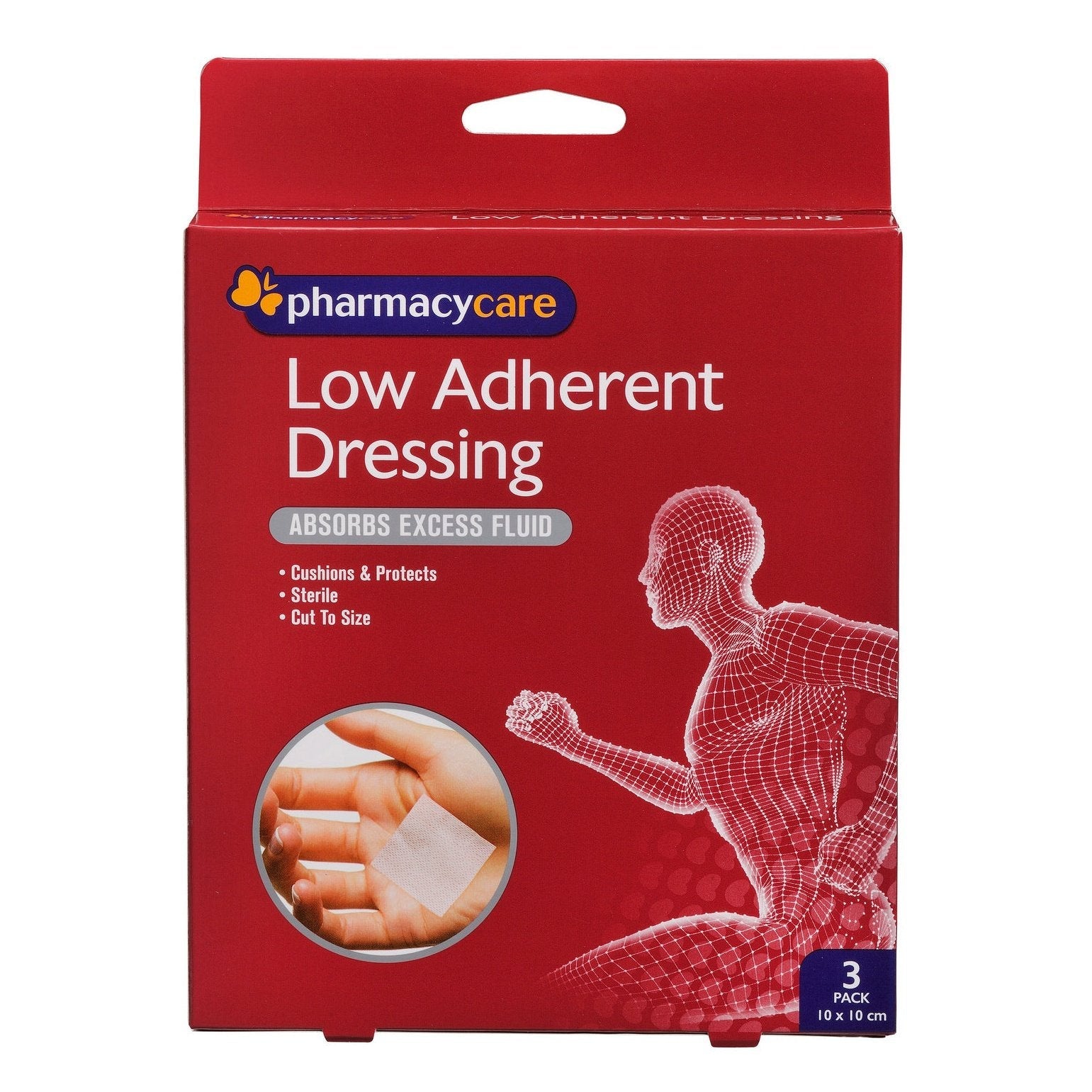 Pharmacy Care Low Adherent Dressing 3 Pack - Cutprice Online