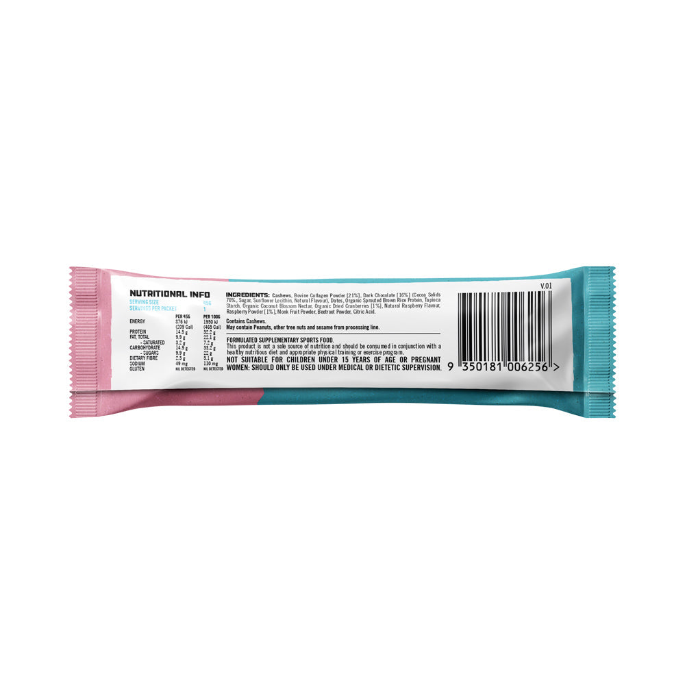 Protein Supplies Australia Protein Bar With Collagen Berry Cheesecake 45g X 12pk