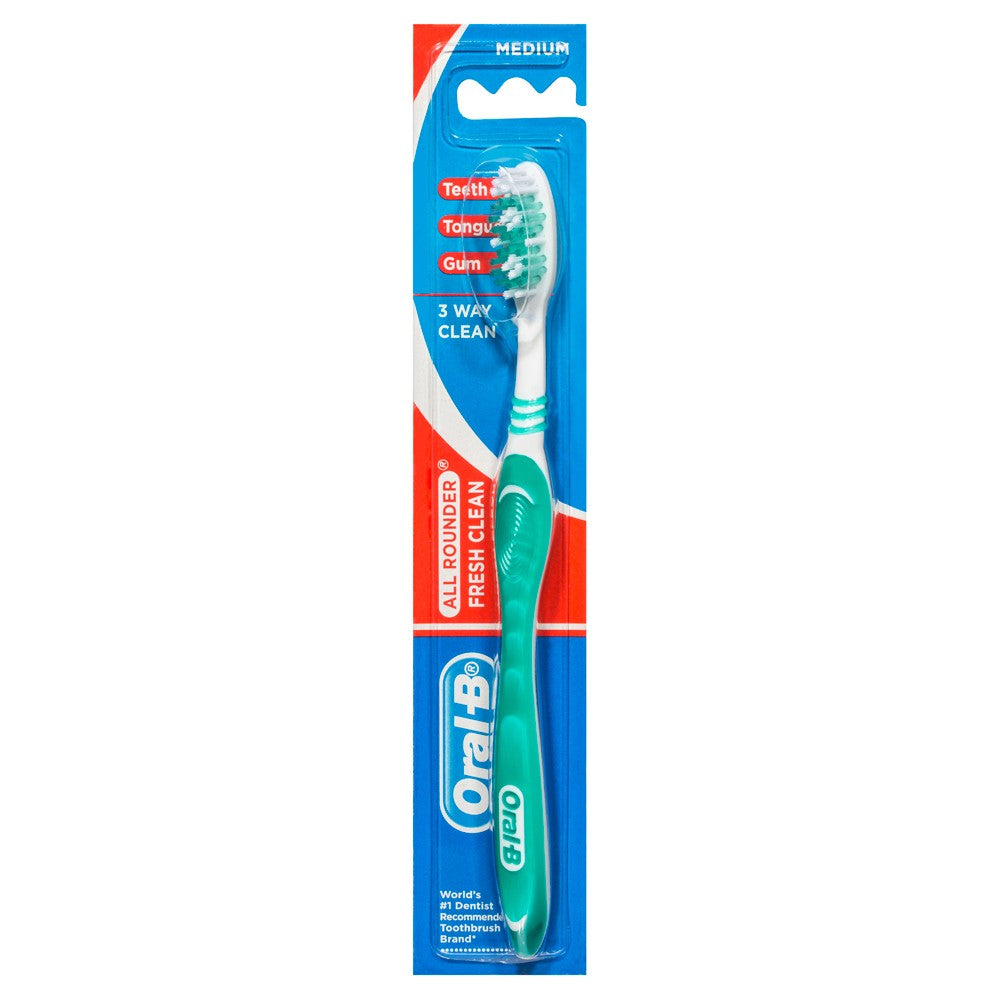 Oral B Toothbrush All Rounder Fresh Clean 40 Medium - Cutprice Online