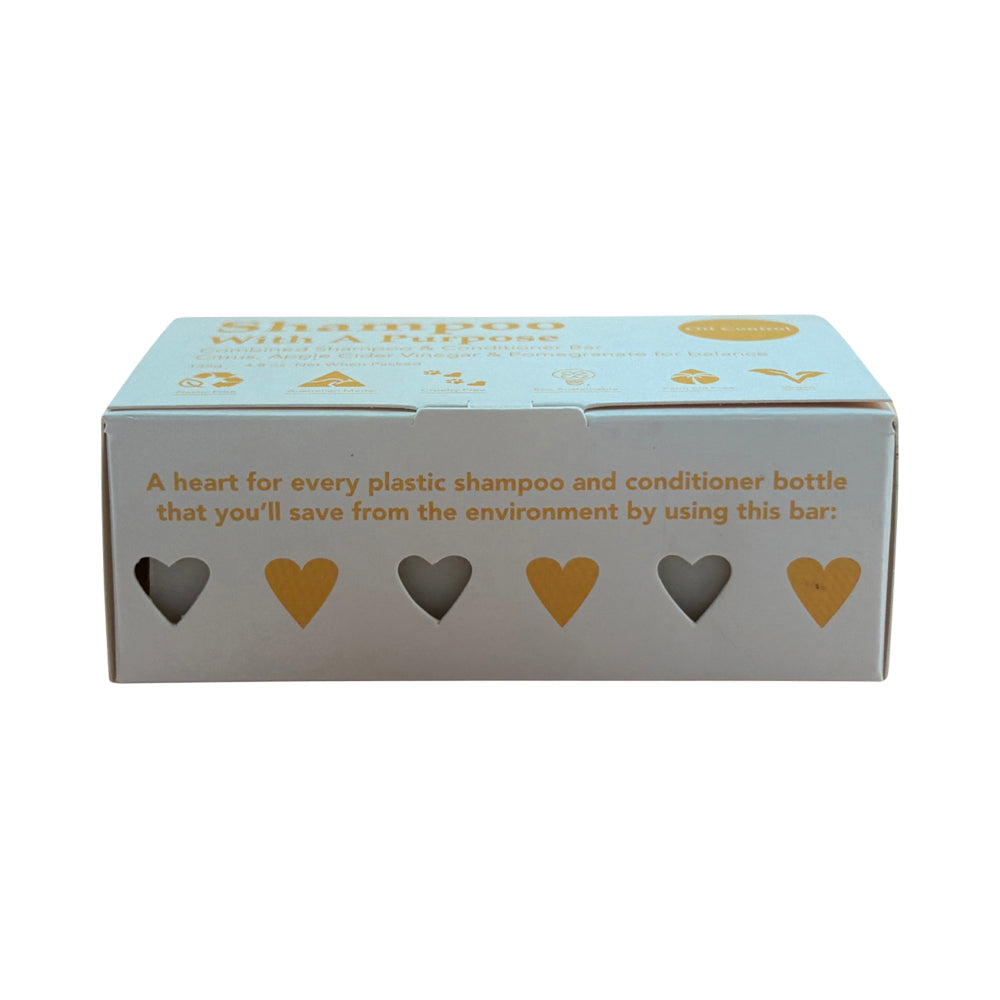 Shampoo With a Purpose Combined Shampoo & Conditioner Bar Oil Control 135g