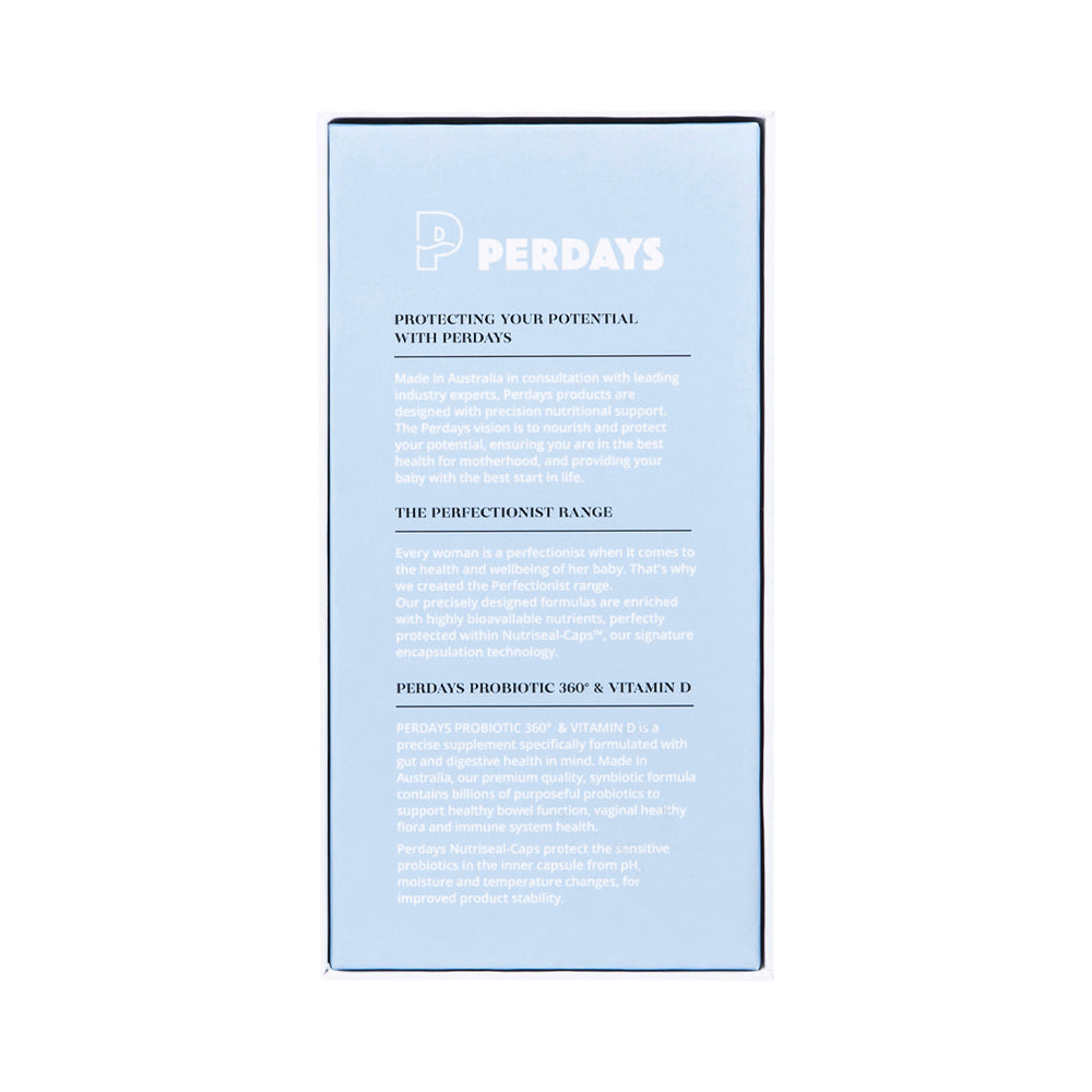Perdays Probiotic 360 & Vitamin D 30c