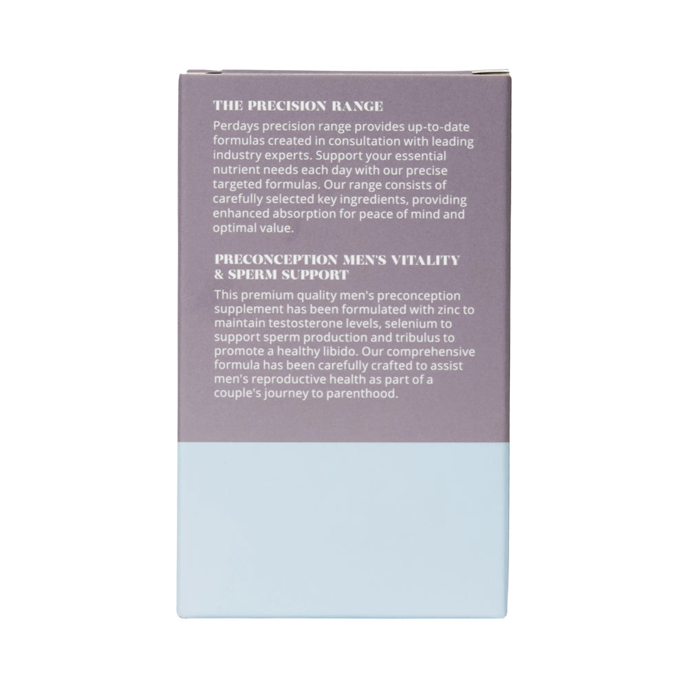 Perdays Preconception Mens Vitality & Sperm Support 60t