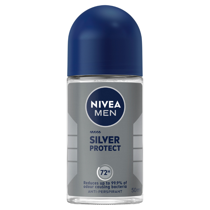 Nivea for Men Deodorant Roll On Silver Protect 50ml - Cutprice Online