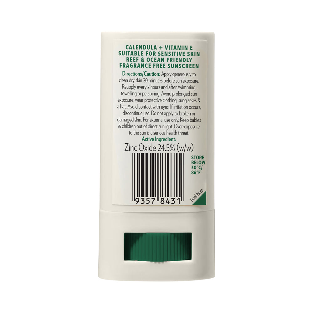 Little Urchin Baby Natural Zinc Stick Clear Spf 50+ 20g