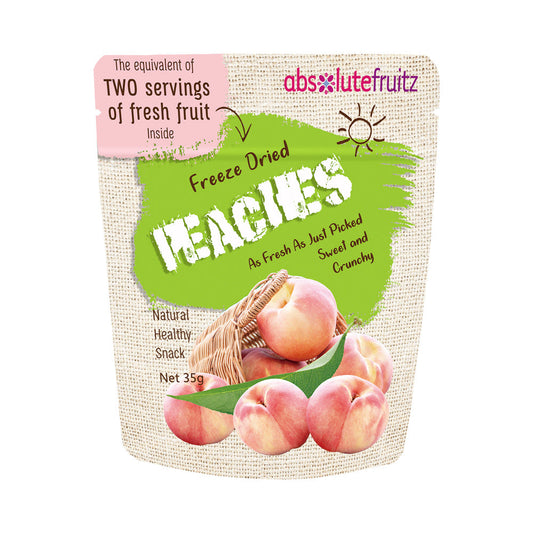 Absolutefruitz Freeze Dried Peaches 35g - Cutprice Online