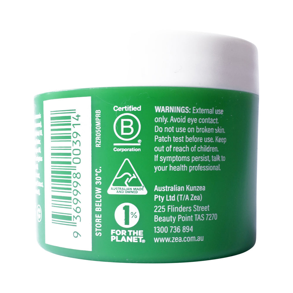 Zea Relief Kunzea Muscle Balm (Zunzea, Peppermint Gum, Arnica) 50ml - Cutprice Online