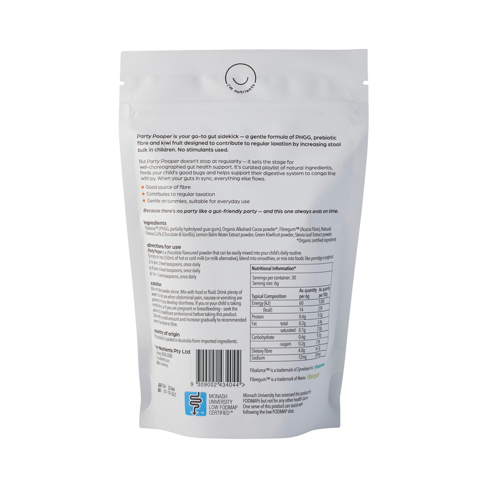 Im Nutrients Party Pooper Chocolate 180g