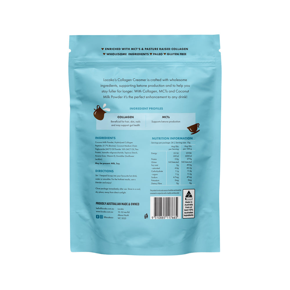 LOCAKO COLLAGEN CREAMER SMOOTH NATURAL 240G