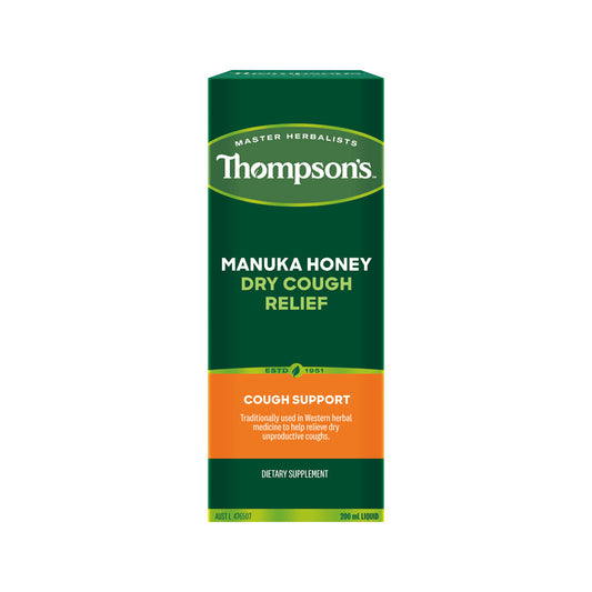 THOMPSONS MANUKA HONEY DRY COUGH RELIEF 200ML