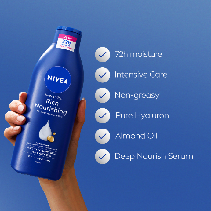 NIVEA Rich Nourishing Body Lotion 250 mL
