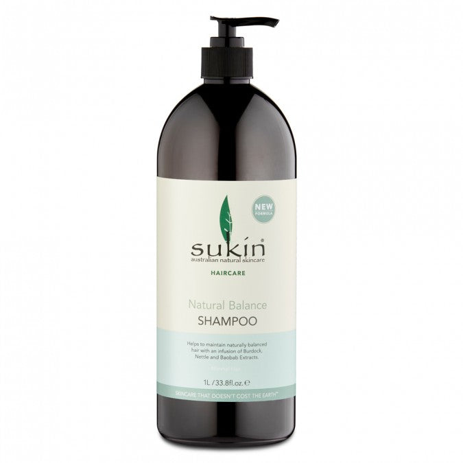 Sukin Natural Balance Shampoo 1 Litre - Cutprice Online