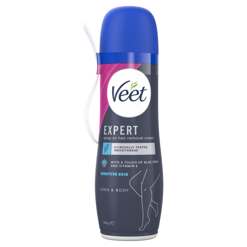 Veet Spray On Hair Removal Cream Sensitive 150ml