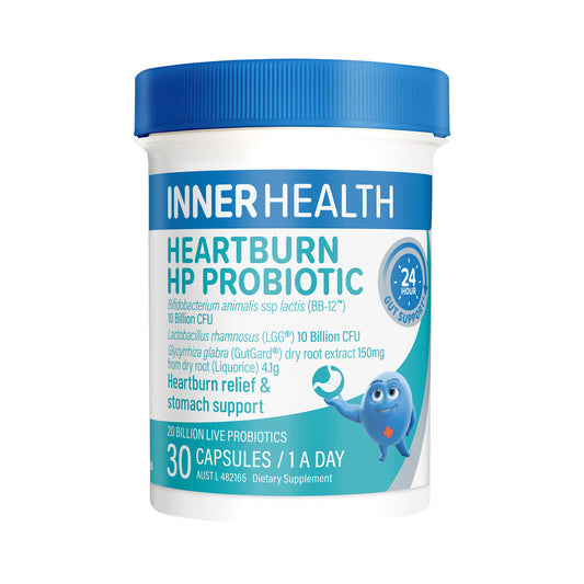 Inner Health Heartburn HP Probiotic 30 Capsules