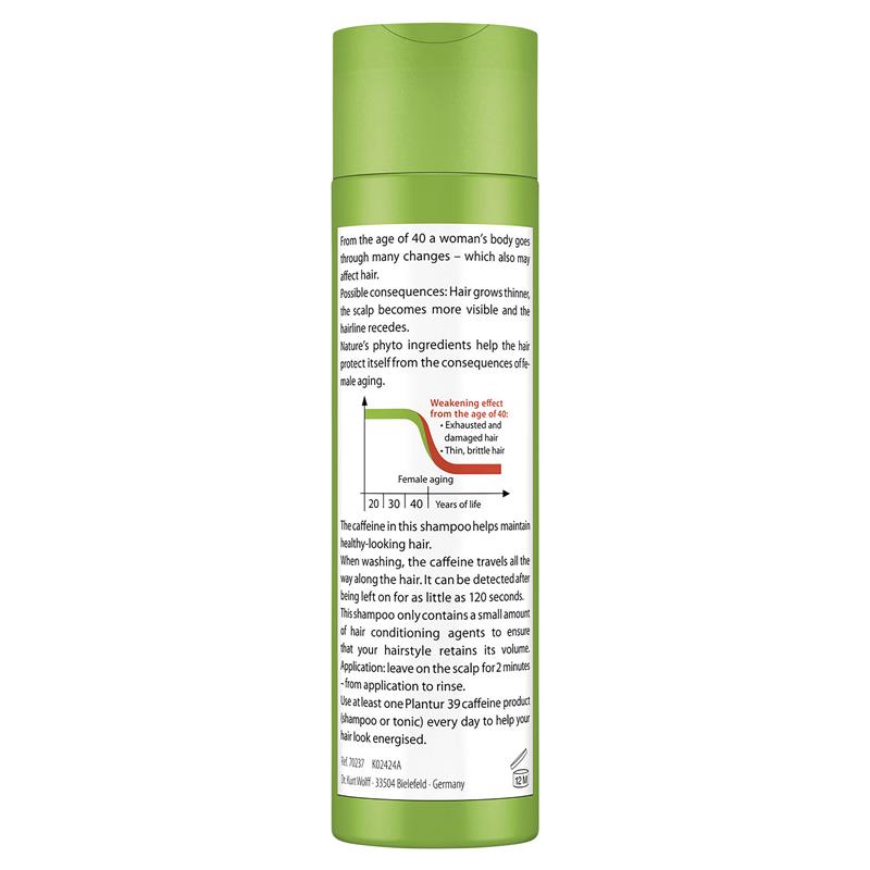 Plantur 39 Phyto-Caffeine Shampoo for Fine Hair 250mL - Cutprice Online
