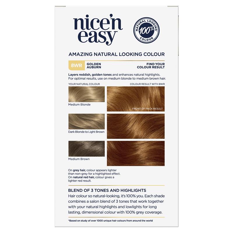 Clairol Nice n Easy 8WR Natural Gold Auburn - Cutprice Online