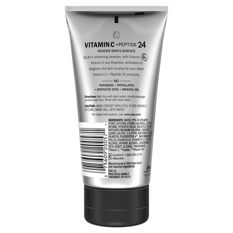 Olay Regenerist Vitamin C + Peptide 24 Brightening Cleanser 150ml - Cutprice Online