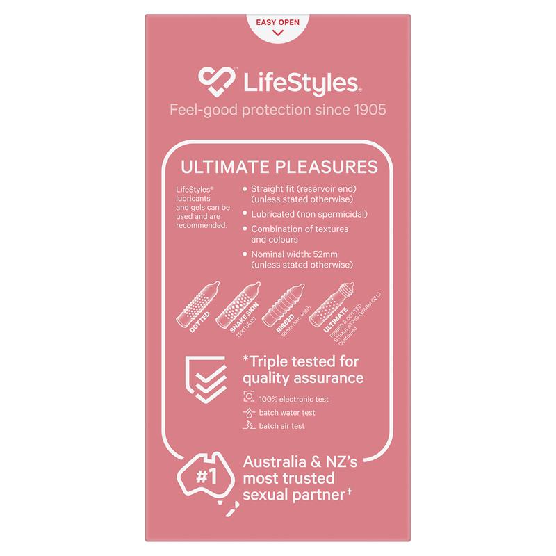 LifeStyles Condoms Ultimate 10 Pack - Cutprice Online