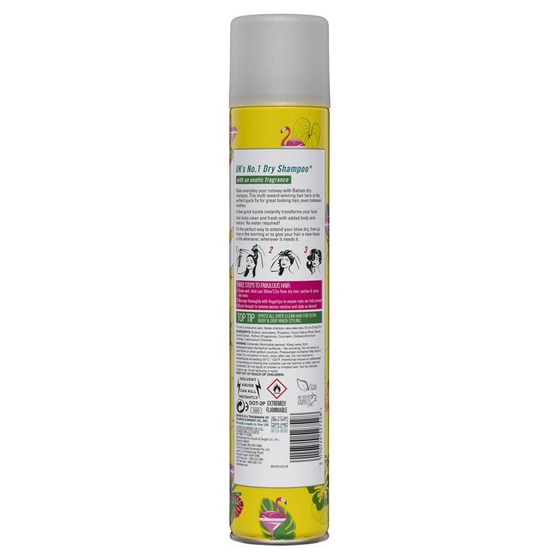 Batiste Tropical Dry Shampoo 350ml - Cutprice Online