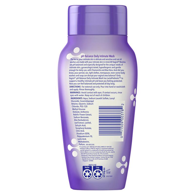 Vagisil Intimate Wash pH Balance 240ml - Cutprice Online