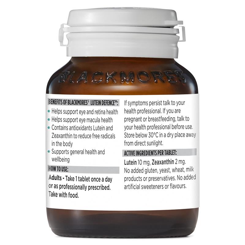 Blackmores Lutein Defence 60 Tablets - Cutprice Online