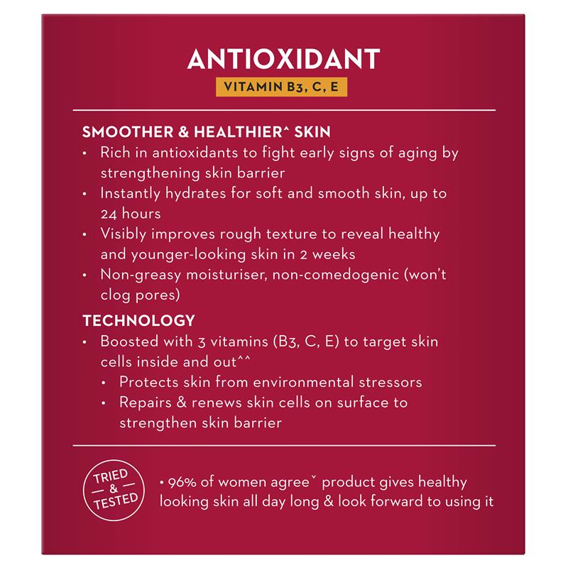 Olay Antioxidant Vitamin B3 C E Face Cream Moisturiser 50g - Cutprice Online