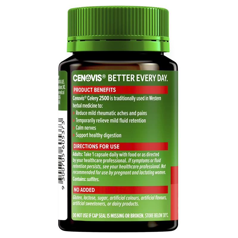 Cenovis Celery 2500 80 Capsules - Cutprice Online