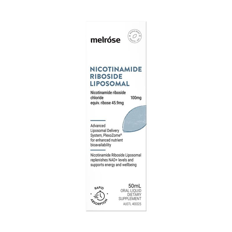 Melrose Liposomal Nicotinamide Riboside Oral Liquid 50ml MELROSE