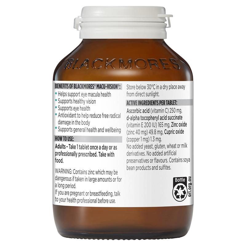 Blackmores Macu Vision 150 Tablets - Cutprice Online