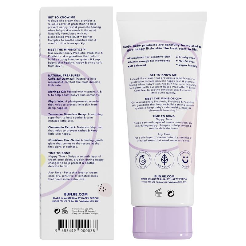 Bunjie Baby Nappy & Barrier Cream 90g - Cutprice Online