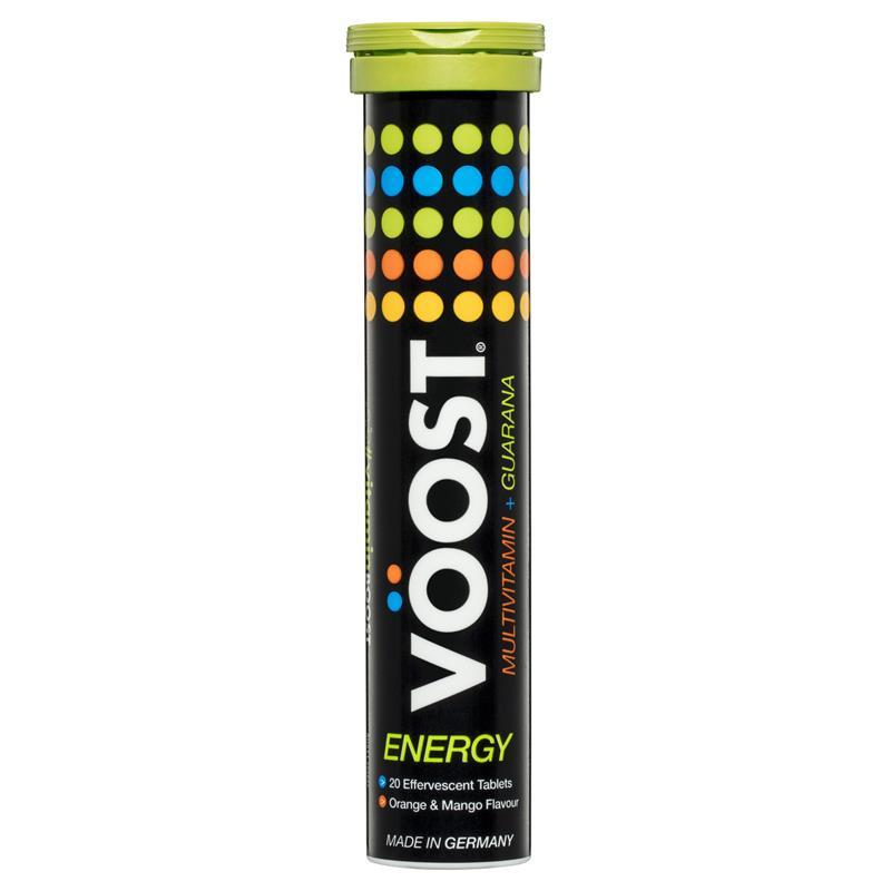 VÖOST Energy Orange & Mango Flavour 20 Effervescent Tablets - Cutprice Online