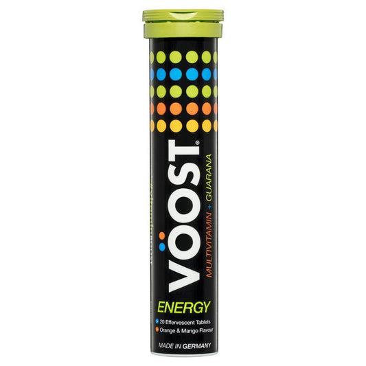 VÖOST Energy Orange & Mango Flavour 20 Effervescent Tablets - Cutprice Online