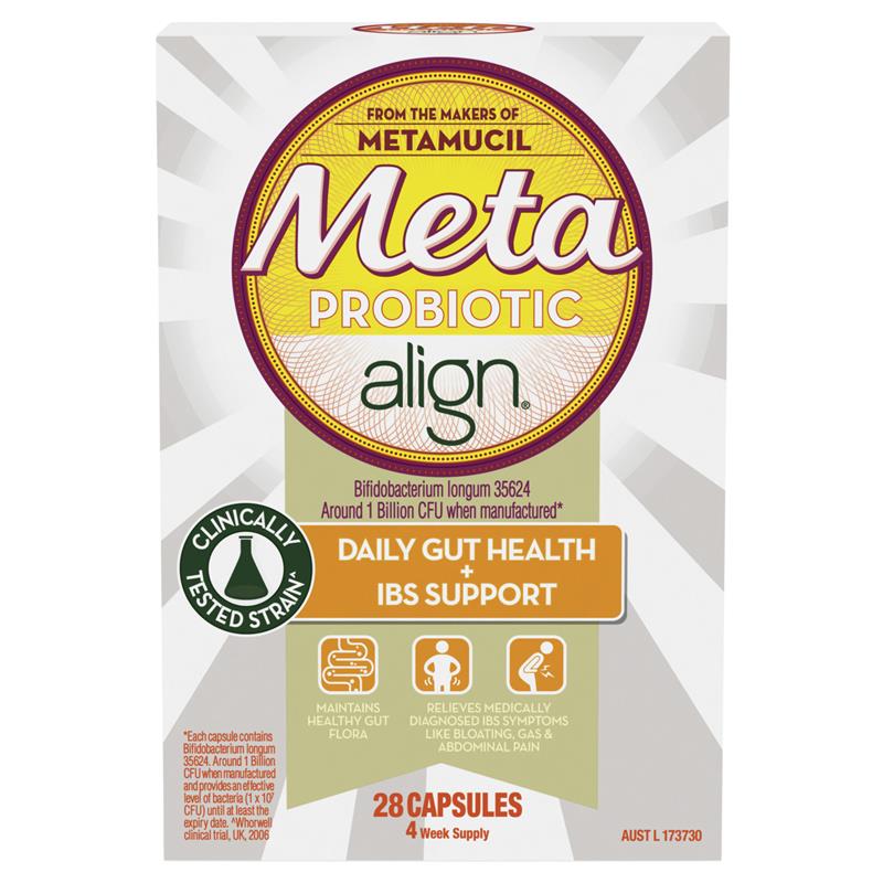 Meta Align Daily IBS Probiotics Capsules 28PK - Cutprice Online