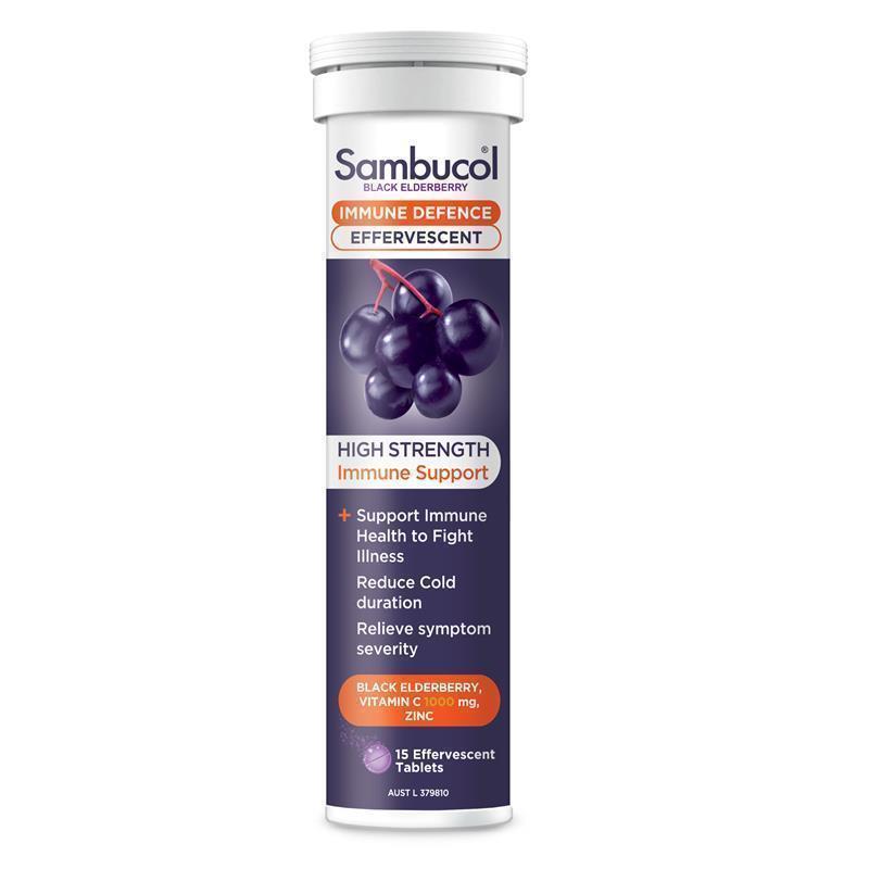 Sambucol HS Immune Defence 15 Effervescent Tablets - Cutprice Online