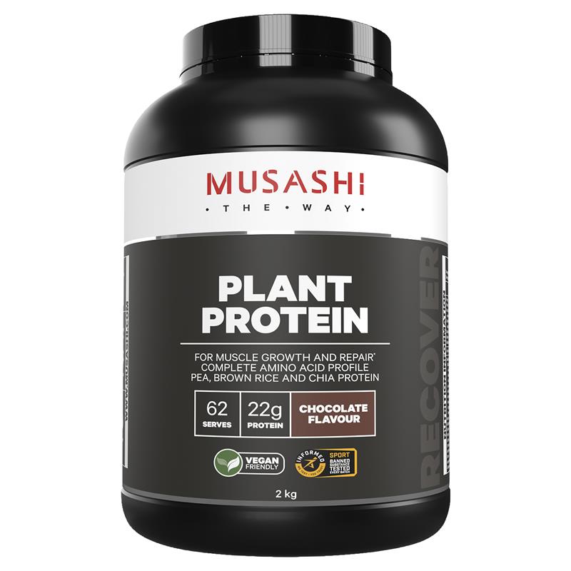 Musashi Plant Protein Chocolate 2kg - Cutprice Online