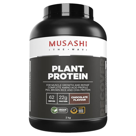 Musashi Plant Protein Chocolate 2kg - Cutprice Online