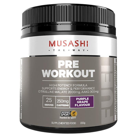 Musashi Pre Workout Purple Grape 225g - Cutprice Online