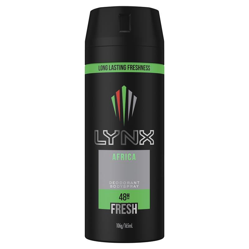 Lynx Deodorant 48h Africa 165ml - Cutprice Online