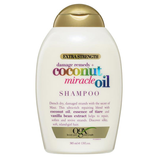OGX Extra Strength Coconut Miracle Oil Shampoo 385ml - Cutprice Online
