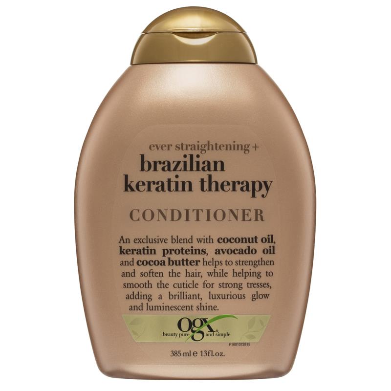 OGX Brazillian Keratin Therapy Ever Straight Conditioner 385mL - Cutprice Online