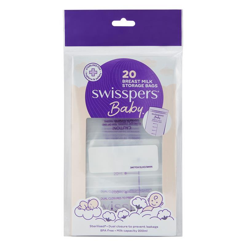 Swisspers Breast Milk Storage Bags 20 Pack - Cutprice Online